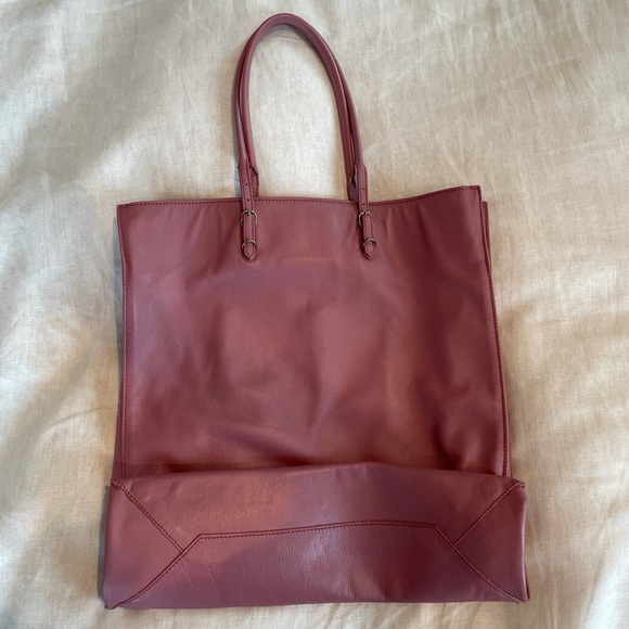 BALENCIAGA rose pink papier tote bag - Picture 4 of 12